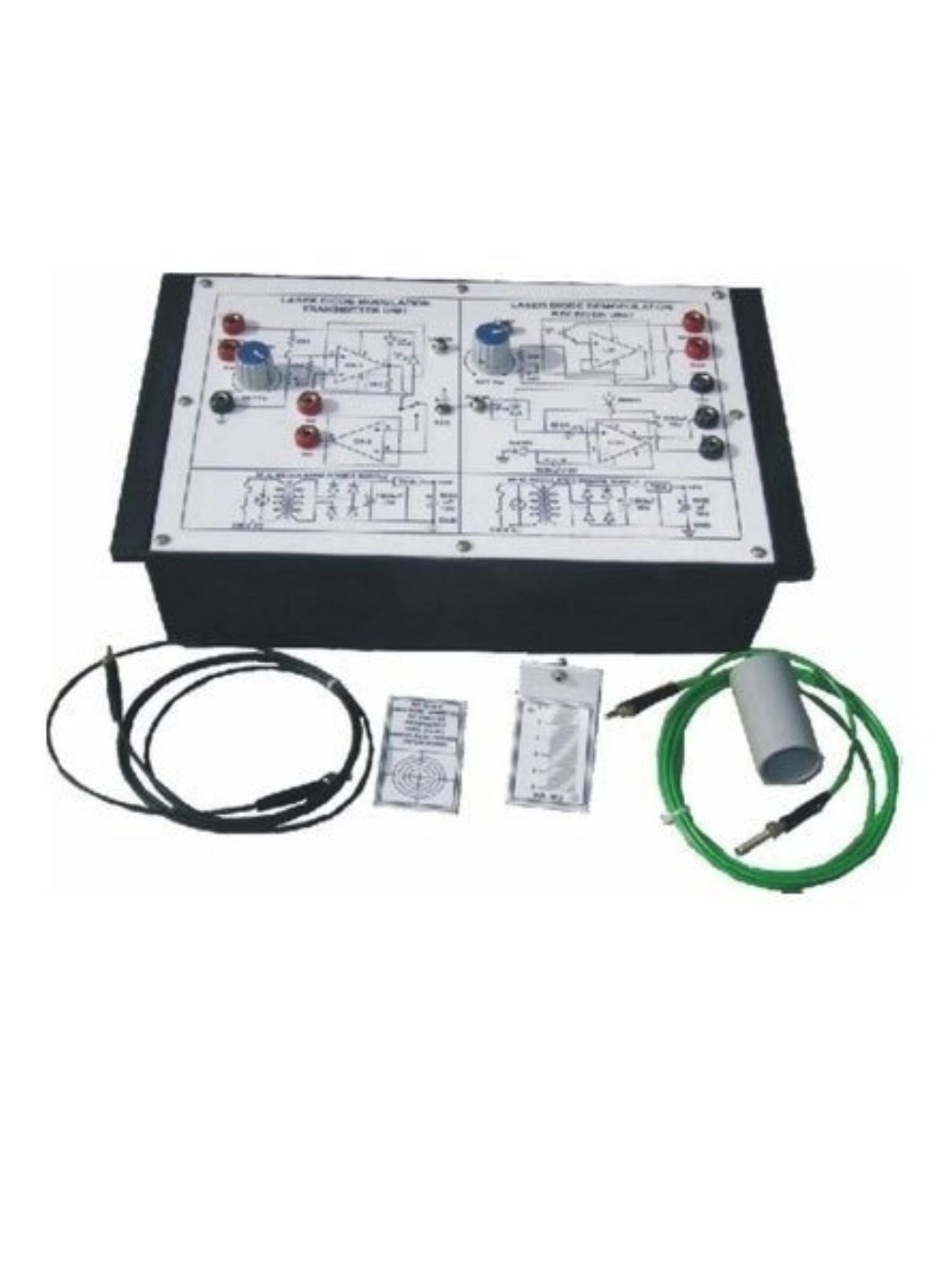 Fiber optic communication trainer